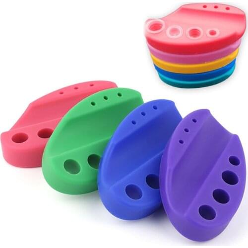 Oval Soft Silicone Tray Tattoo Tool Pen Holder Stand For Microblading Pigment Ink Cup Machine Permanent Makeup Tattoo Accessorie