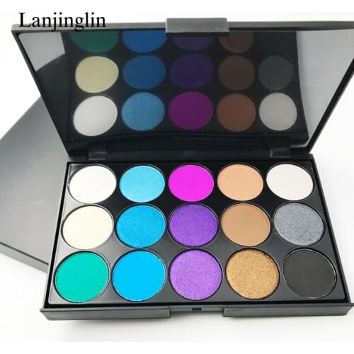 15 Color Matte Eyeshadow Palette Glitter Eye Shadow Waterproof Long Lasting Make Up Pallet Shimmer Fashion Women Beauty Eyes