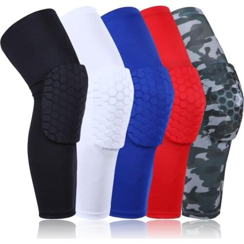 A Pair Stretchy Long Unisex Men Women Kids Boy Girls Universal Outdoor Sports Safety Protective Basketball Badminton Knee Pads