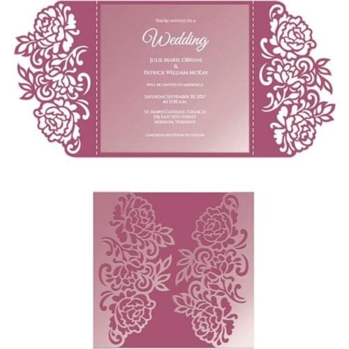 Peony Flower Frame Metal Cutting Dies Scrapbooking New 2019 DIY Scrapbooking Photo Album Decorative Embossing DIY Paper Card