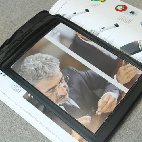 Handheld Magnifying Glass Pvc Bendable Anti-Fall A4 Reading Portable Thin 3 Times Card Magnifier