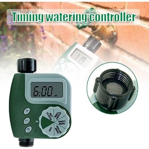 Programmable Single-Outlet Digital Hose Faucet Timer Battery Operated Automatic Watering Sprinkler System Irrigation Controller