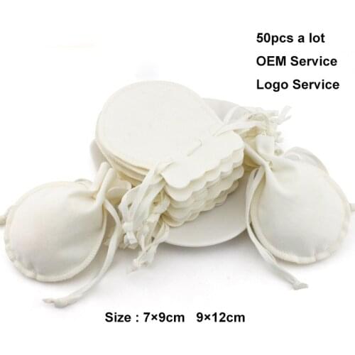 Wedding Bags with Candy Bag Can Custom Logo 50pcs/lot 7×9cm 9×12cm Jewelry Packaging Macarons Drawstring Good Velvet Gift Bags