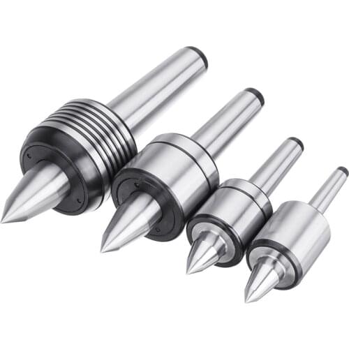 1Pcs MT1/MT2/MT3/MT4 Rotary Live Center Morse Taper Shaft CNC Lathe Center 60 Degree for High Speed Turning