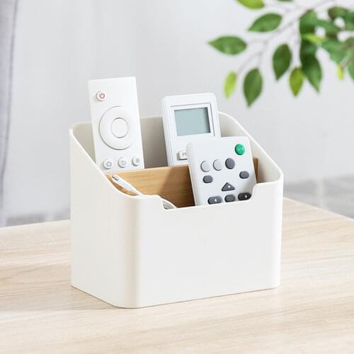 1pc Desk Office Organizer Storage Holder Desktop Pencil Pen Sundries Badge Box Stationery Office School living room Supplies