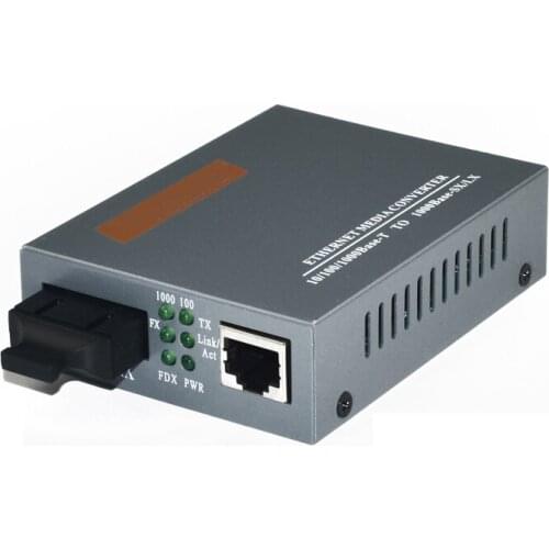 10/100/1000Mbps Gigabit ethernet to fiber optic media converter