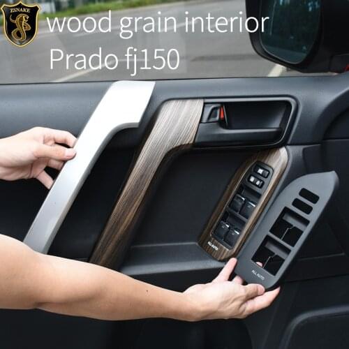 2010-2021 Toyota Prado150 peach wood grain interior old and new special high-match original color replacement parts modification