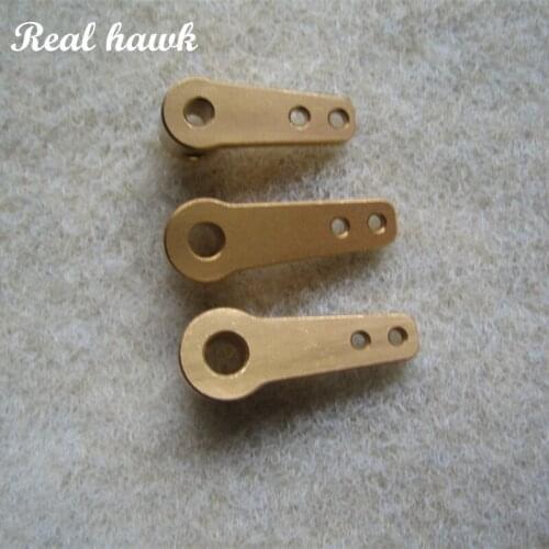 4 pcs/lot Single metal steering arm drive arm DIY RC toy model steering gear control arm crank eccentric wheel crank link