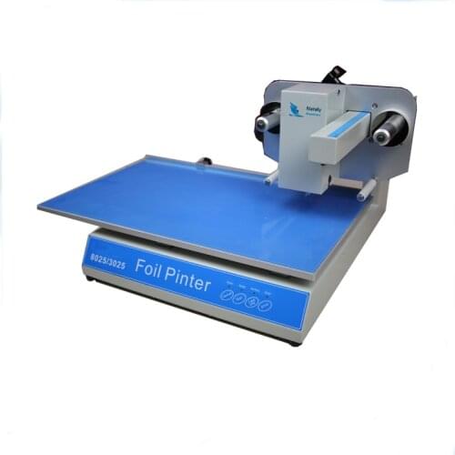 Amydor 8025 flatbed aluminum digital gold foil stamping printing machine printer