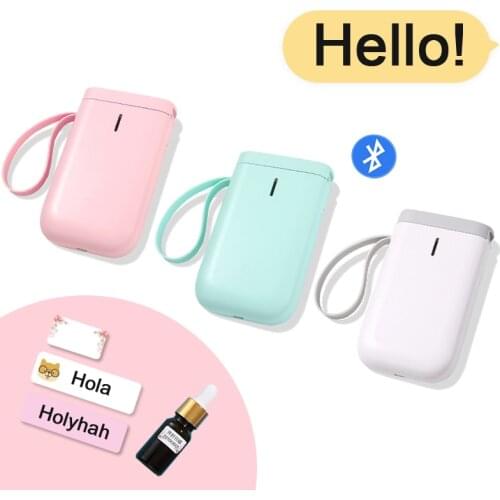 Niimbot D11 Wireless Portable Pocket Label Maker Bluetooth Thermal Label Printer for Home Work Use DIY Tag Sticker Gift