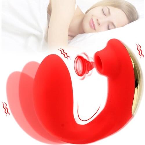 Vagina Sucking Vibrators USB Charging Case Free Bend Clitoris Stimulator Nipple Sucker Sex Toys for Women