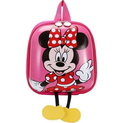 Disney Childrens Cartoon Hardshell Backpack Mickey Minnie Eggshell Kindergarten Boy and Girl Schoolbag Cute