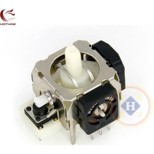 HOTHINK 2pcs New right left 3D joystick analog Thumb stick for PS2 controller Dualshock 2 Playstation 2 XBOX 360 Controller