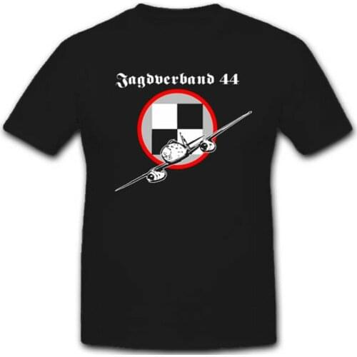 Jagdverband 44 Me262 Luftwaffe Militar Einheit Abzeichen Men T Shirt Short Casual New 2021 shirts