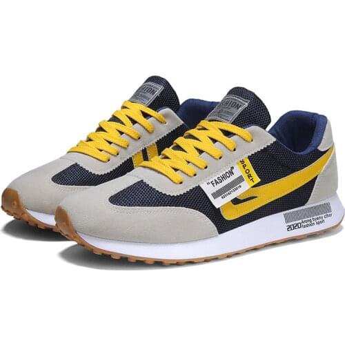 Mens shoes 2021 spring and autumn new casual shoes fashion mesh shoes breathable loafers lightweight sports shoes tennis shoes