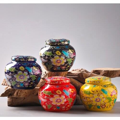 Small Pet Urn Bird Dog Pet Urn Cremation Pet Coffin Funeral Cat Cremation Ash Ceramic Production Hand-painted Memorial