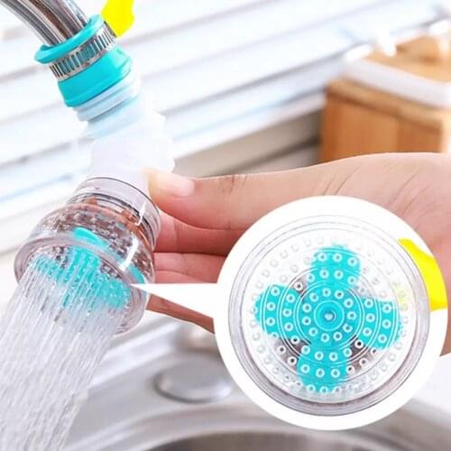 360° Rotation Adjustment Splash-Proof Multifunctional Shower Household Faucet Filter Kitchen Shower With Wheat Stone Filter