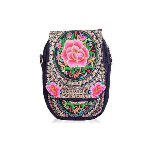 Fashion New All-Match Womens Cover bags!Hot Floral Embroidery Lady Shopping Carrier cross-body Bags Lady Shoulder&Crossbody bag