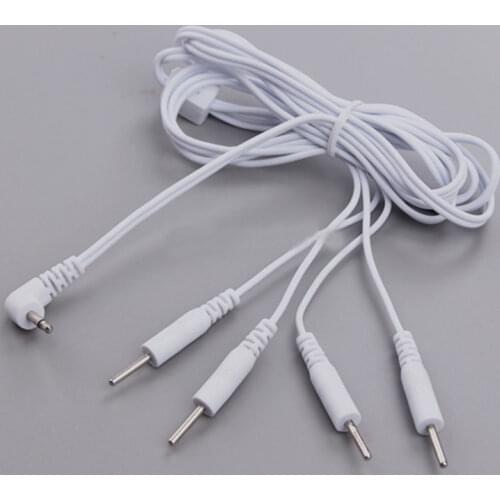 Lot 1/10pcs DC 2.5mm 4 Pins Way Acupuncture Needle Pin Electrode Lead Massage Cable Wire for Digital Full Body Tens Massager
