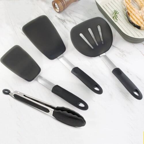Food Grade Silicone Cooking Tool Convenience Kitchen Shovel Cookware High Temperature Resistance Spatula Utilities Supplies Item