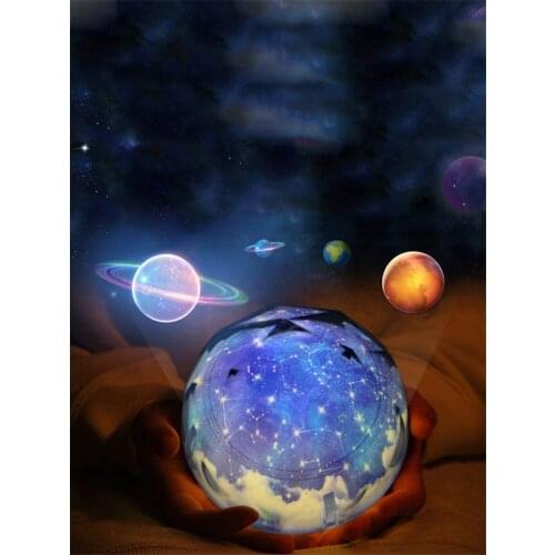 Birthday Gift Rotating Constellation Night Lights Bedroom Universe Projector Daughter Children Room Gift Bedroom Decorative Lamp