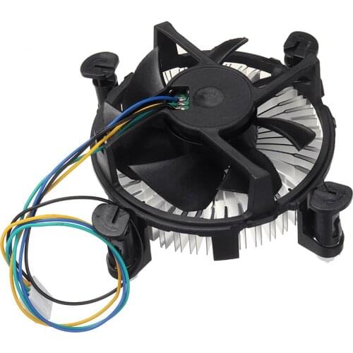 POHIKS 1pc High Quality CPU Heat Sink Durable Computer Radiator Intel Heatsink Cooler Fan For Intel 1156/1155/1151/775