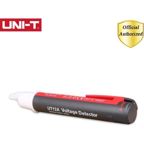 UNI-T UT12A Handheld Voltage Pen Tester Non-contact AC Voltage Detectors 90V ~ 1000 V Auto Sense Model Low Battery Indication