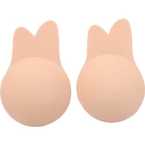 Strapless Adhesive Bra Self Adhesive Nipple Breast Pasties Cover Reusable Silicone Invisible Lingerie Pad Enhancers Push Up Bra