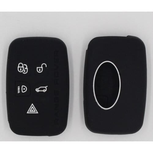 Silicone Car Key Cover Case For Land Rover Freelander 2 Range Rover Velar 2020 Discovery Sport 2019 Vogue Accessories Key Holder