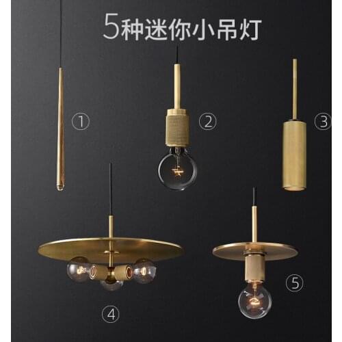 Modern industrial lamp pendant lights crystal Home Decoration E27 Light Fixture living room bedroom hanging ceiling lamps
