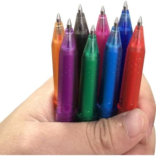 Erasable Gel Pen 8 Colors Erasable Pen Refill Rod Set Styles Rainbow Washable Handle Creative Drawing Stationery Pens For School