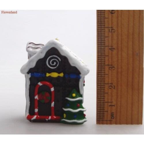 Three-dimensional Christmas House Shape Fondant Cake Silicone Mold Candle Handmade Soap Silicone Mold DIY Chocolate Mold