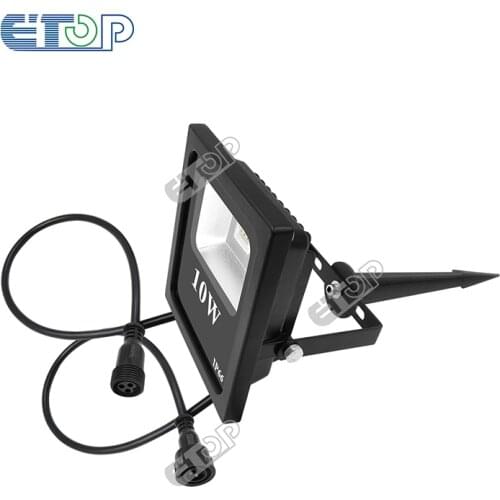 Smart 10W LED Flood Light WS2811 Controlled IP66 Waterproof with accessories and 13.5mm/18.5mm/xconnect connectors