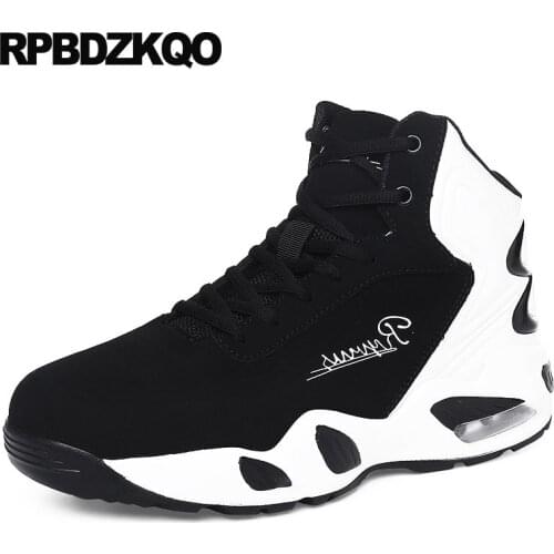 High top designer fall comfortable casual sole shoes men boots thick soled booties patchwork trainer suede cheap sneakers short