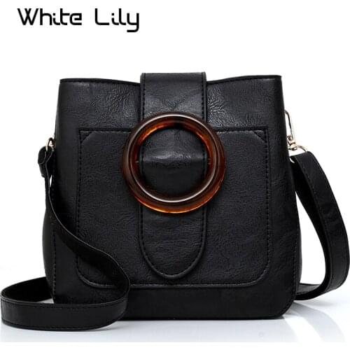 White Lily Saddle Bags For Women
