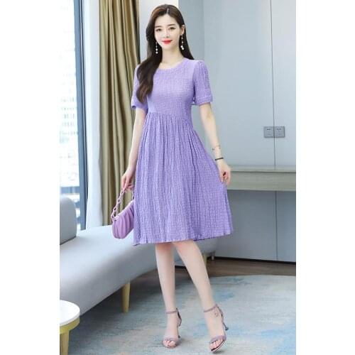 WWENN Solid Summer Dresses