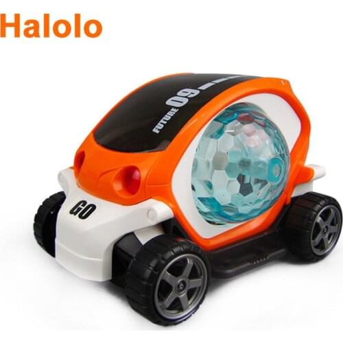 3D Electric Car Toy with Sound and light Model Universal Rotating colorful Music Cartoon Car Educational Gift Toy for children