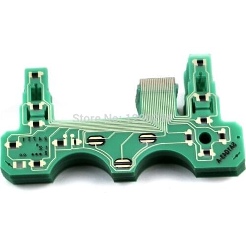 5pcs/lot For PS2 SA1Q43A Circuit Board PCB Ribbon Button Key Conductive Film For PlayStation 2 A Controller Replace OCGAME