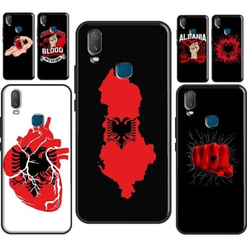 Albania flag Case For Vivo V17 Neo V20 SE Y1S Y12 Y17 Y30 Y50 Y70 S1 Y91C Y20 S Y11 2019 Back Cover