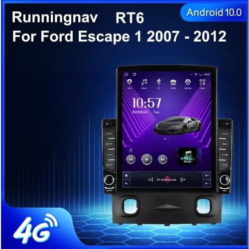9.7" Android 10.1 For Ford Escape 1 2007 - 2012 Tesla Type Car Radio Multimedia Video Player Navigation GPS RDS