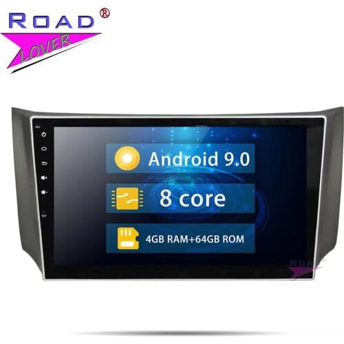 Car Radio 10.1'' Android 9.0 Autoradio For Nissan Sylphy 2012 2013 2014 2015 Stereo GPS Navigation 2 Din 8 Core Car Head Unit