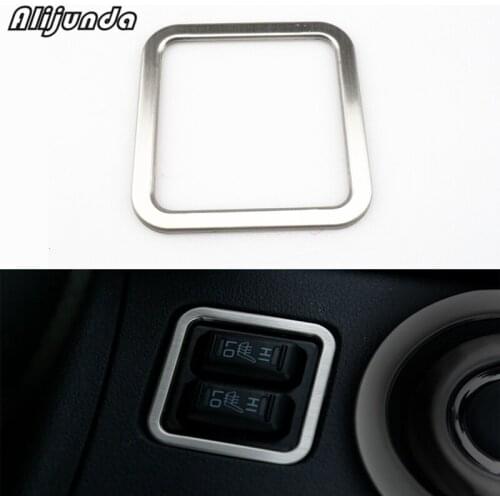 Car Seat Heating Button Decorative Cover Trim for Mitsubishi Outlander 2013 2014 2015 Car Styling