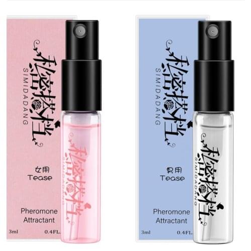 3ML Pheromone Perfume Women/Men Sex Passion Orgasm Body Emotions Spray Flirt Perfume Attract Water-Based Air fresher S1773