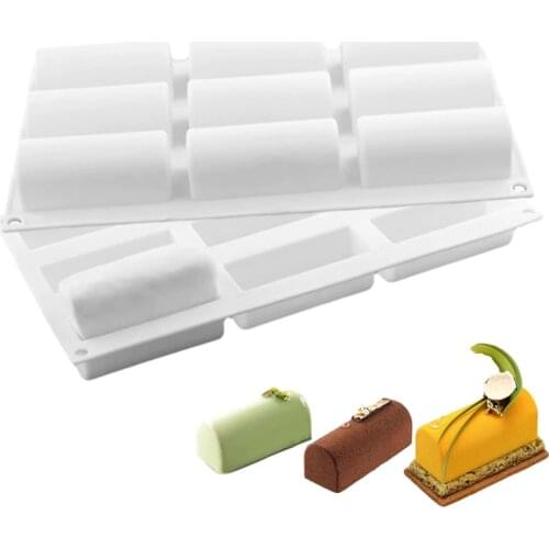 Cake Decorating Tools Roll Silicone Molds Log Mold Chocolate Desserts Twinkie Tea-time Cake dessert Candy bakery Accessories