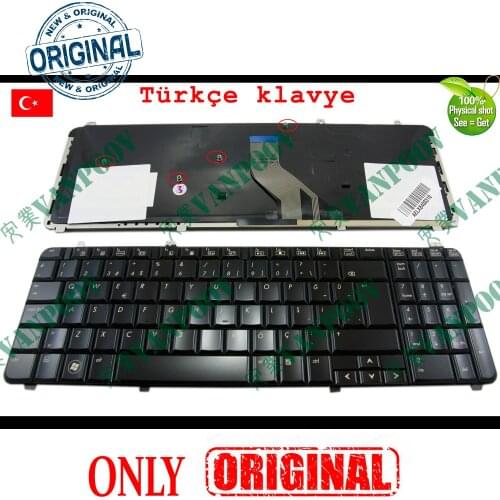 New TR Notebook Laptop keyboard for HP Pavilion DV6 DV6T DV6-1000 dv6-2000 Glossy Black Turkish Version 9J.N0Y82.H0T 530580-141