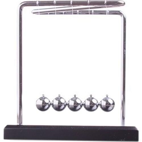 New-Newton Cradle Physics Pendulum Science Z-Type Wood Newtons Cradle Art In Motion Balance Ball Wave Desk Ornament Education
