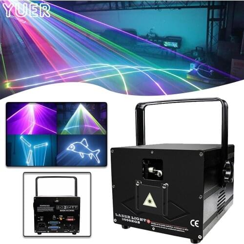 3W ILDA 3D Animation Pattern Scan Laser Light Wedding Party Profession DMX512 Lighting DJ Disco Stage Bar Beam Laser Projector