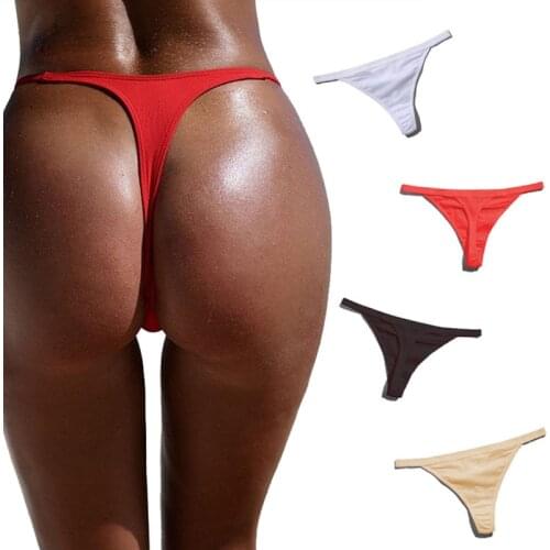 Hot Cotton G-String Women Sleepwear Underwear Sexy Bikini Bottoms G-string Womens Fashion Thong Panties