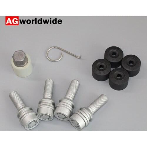 M14X1.5 New Car 4L0698139B Set Wheel Lock Key Lug Bolt Tool Set for AUDI Q7 2007-2015 For Porsche