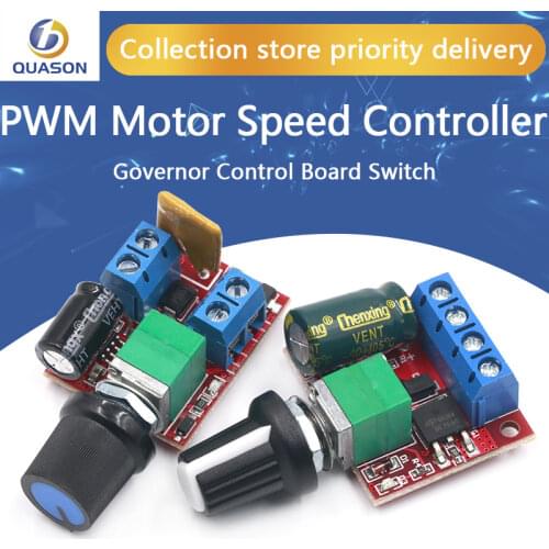 Mini DC-DC 4.5V-35V 5A 90W PWM DC Motor Speed Controller Module Speed Regulator Control Adjust Board Switch 12V 24V PN35
